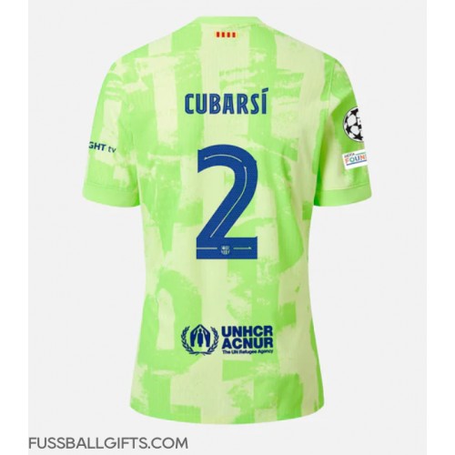 Barcelona Pau Cubarsi #2 Fußballbekleidung 3rd trikot 2024-25 Kurzarm